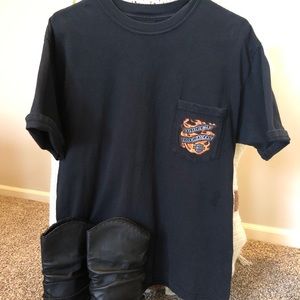 Harley Davidson Graphic pocket Tee Denver Edition